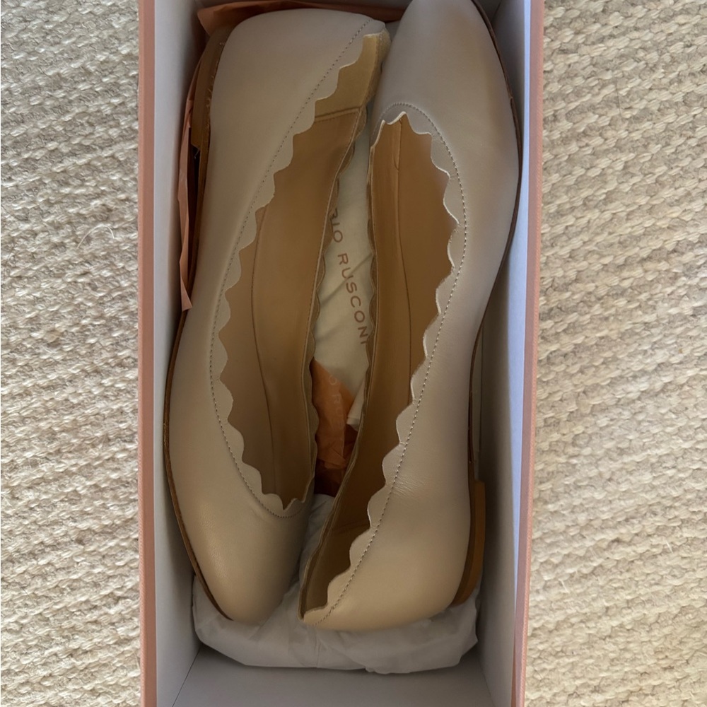 Scalloped Ballet Flats